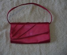 red handbag