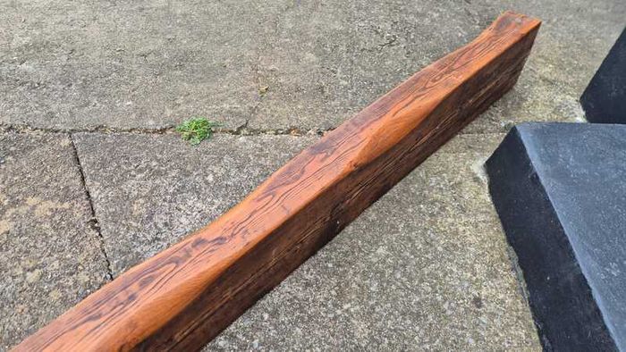 Solid Wood Rustic Fireplace Mantel Beam