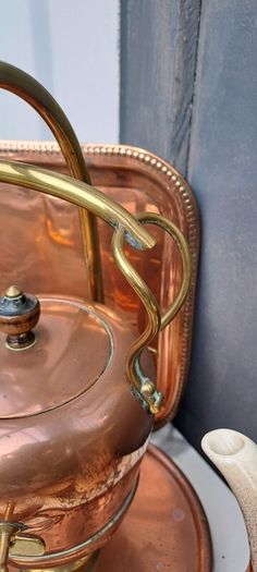 Art Nouveau Copper Tray