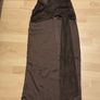 Brown satin dress Image 4
