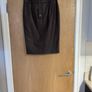 F&F Burgundy Faux Leather Skirt.  S.12.  B.N.W.T Image 3