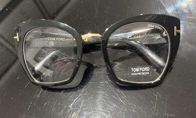 Fancy stylish trendy glasses. Large frame