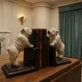 2 X Cast Iron Hand Painted Bulldog Bookends(2.2kgs) Image 2
