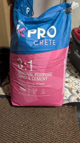 sand and cement