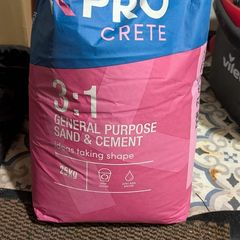 sand and cement