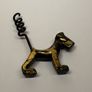 Vintage Art Deco Brass Figural Dog Corkscrew Antique 1930s Scottie Terrier Novelty Barware Sharp Tip Image 4