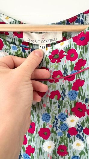 Seasalt Cornwall Floral Cotton Dress Size 10