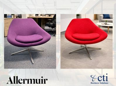 4 X Allemuir Lounge Chairs - Grade A