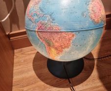Globe lamp.