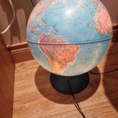 Globe lamp.