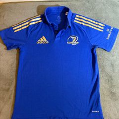 Leinster rugby Adidas Polo shirt Perfect Condition