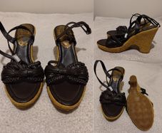 M Milano Wedge Sandals Shoes, new