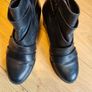 Clarks Black Leather Ankle Boots Size 7 Image 4