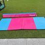 Beemat Foldable Balance Beam & Mat | Pink & Blue Image 2