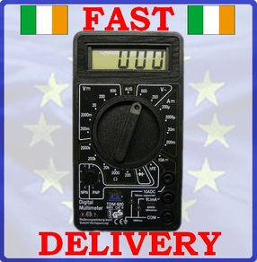 New Professional Digital Electric Multimeter With Cables and 9V Battery #12