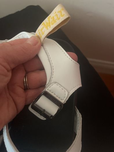 Doc Marten dupe white  sandals size 39