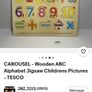 Carousel Wooden Number Insert Puzzle - 16 Pieces - Age - 12 Months + Image 7