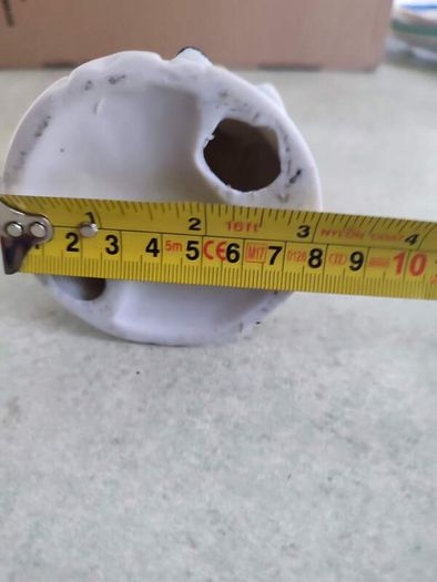 Vintage  Porcelain Old Man Smoking Pipe Cane Figurine Home Decor Collectible