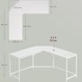 New Maple white office desk - FREE P&P Image 5