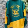 Vintage 1994  TEC VOC Handball Varsity Top Size medium/ large  Light weight  Quater zip overhead top Image 9