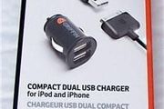 Griffin PowerJolt Micro Dual ipod iphone 4s 4 i pod ipad phone 2 Car USB charg