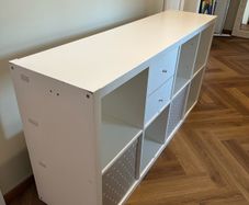 kallax white unit.