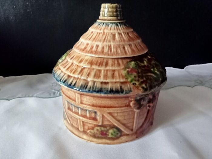 Vintage Japanese Marutomo Ware Jam Pot