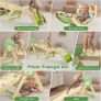 Climbing Frame with Soft Cushion, 7 in 1 Foldable Indoor Climbing Frame, Montessori Baby Toddler Climbing Toys Indoor, Climber Indoor Set with Arch, Ramp, Ladder (Dinosaur) Image 7