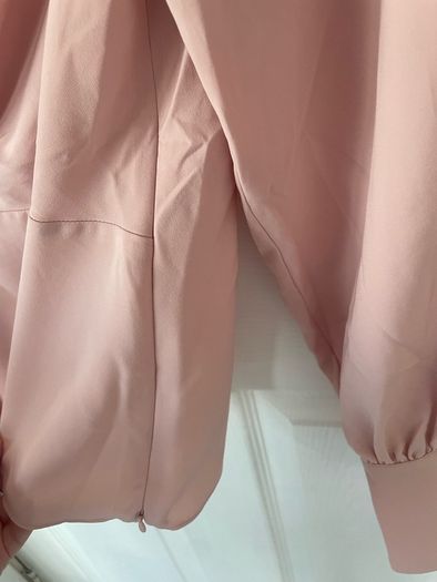 French Connection brand new Pink Laurel Crepe Peplum blouse size 8