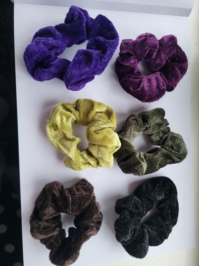 Velvet hair scrunchies, hair scrunchie, NEW