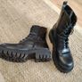 Black Chunky Boots  Size 7 Image 6