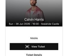 Calvin harris ticket