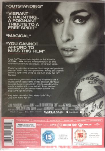 Amy Winehouse [2015] Amy [music Dvd] Still Sealed
