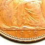 UK Penny, George V1 from 1938 Image 3