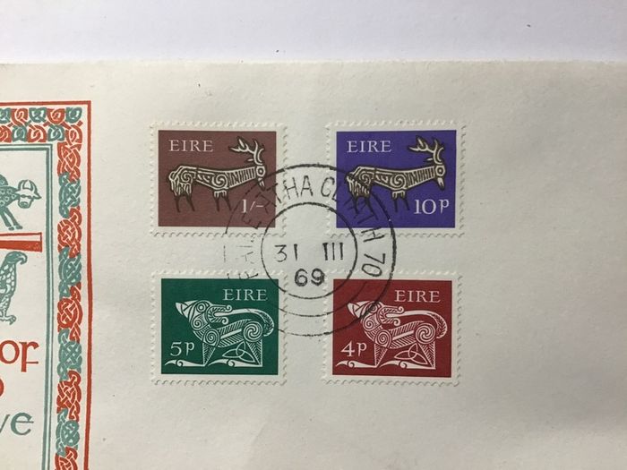 Old Irish First Day Cover 1966 Definitive Issue