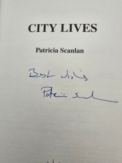 patrica scanlan signed book