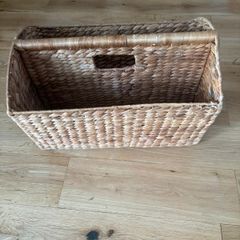 Wicker Magazine Basket