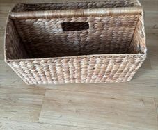 Wicker Magazine Basket