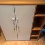 Modern Shoe Cabinet Hallway Storage Unit Excellent Condition Image 5
