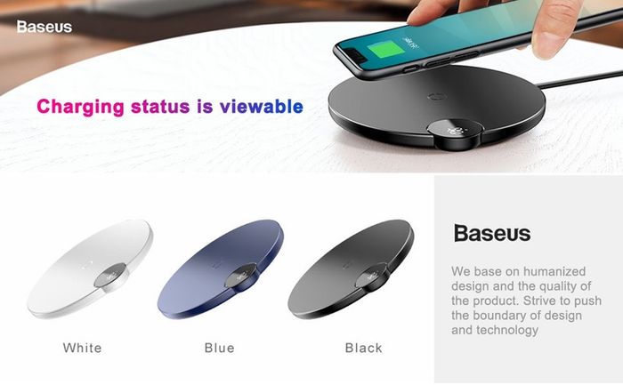 New Baseus Digital LED Display Wireless Charger