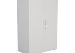 NEW 1200mm High White Lockable Bookcase