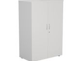 NEW 1200mm High White Lockable Bookcase