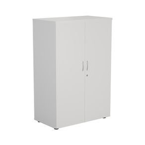 NEW 1200mm High White Lockable Bookcase