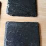 12 Set Natural Coasters - Real Slate Christmas table decor Image 3