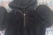 bershka furry jacket