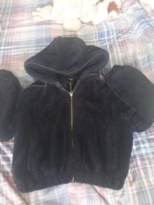 bershka furry jacket