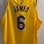 Nike Authentic Dri-FIT ADV 75th Anniversary LeBron James Lakers Jersey Image 2