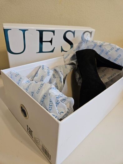 GUESS suede high heel court shoes size 6.5 UK new & boxed bank holiday sale