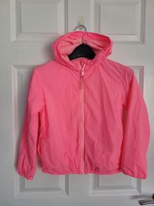 Girls Windbreaker Coat. Size 8-9yrs