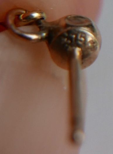 Vintage 9ct Gold 375  Drop/Dangle Art Deco  Earrings 1,46g